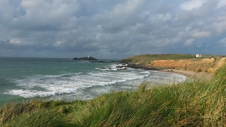 Godrevy Beach is one of Cornwall's most popular beaches all year round