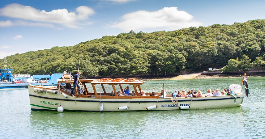 Passenger ferry on the Fal River
