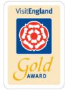 Visit England Gold awards logo