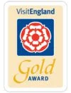 Visit England Gold awards logo