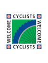 Cyclists welcome logo