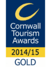 Cornwall Tourism Gold awards logo