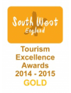 SW England Tourism Excellence awards logo - gold