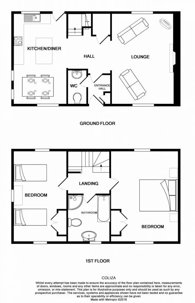 Detailed drawing of the floorplan at Coliza at Bosinver.